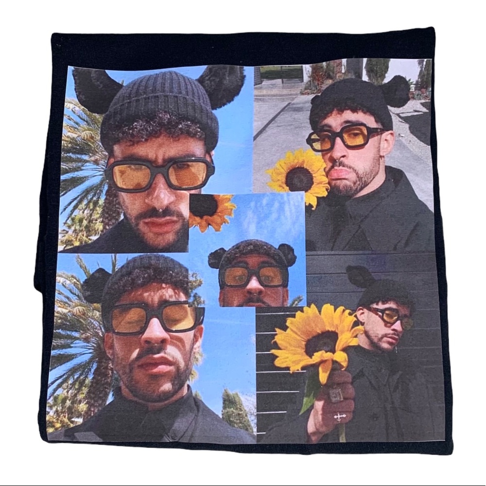 Bad Bunny sunflower tee
